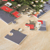 Kersttijd Jigzaag Puzzle Legpuzzel (Zijkant)