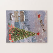 Kersttijd Jigzaag Puzzle Legpuzzel (Horizontaal)