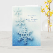 Kersttijd Kaart (Gele Bloem)