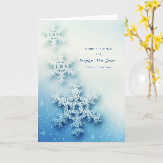 Kersttijd Kaart (Gele Bloem)