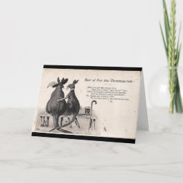 Kersttijd, Kangoeroes Feestdagen Kaart