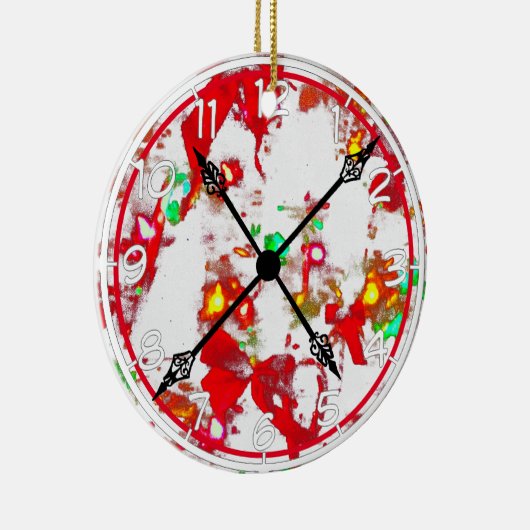 Kersttijd Keramisch Ornament (Rechts)