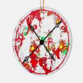 Kersttijd Keramisch Ornament (Links)