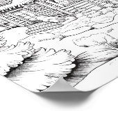 Kersttijd Kleurend Poster (Hoek)