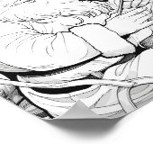 Kersttijd Kleurend Poster (Hoek)