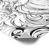 Kersttijd Kleurend Poster (Hoek)