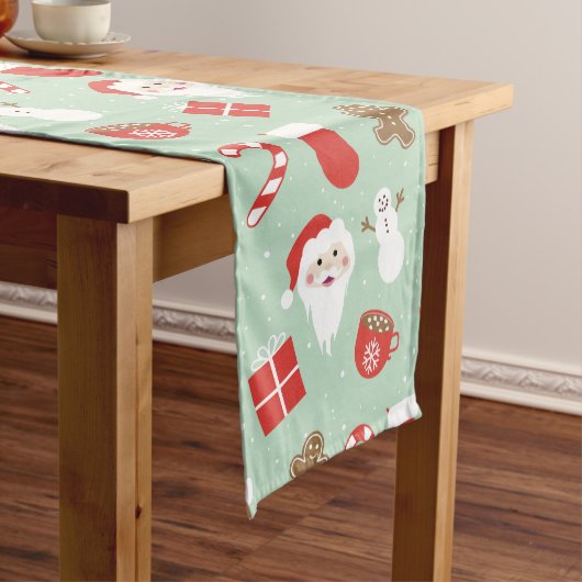Kersttijd medium tafelloper (Voorbeeld)