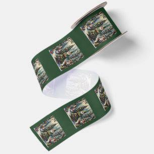Kersttijd met de Tuinkabouters 1 Satijnen Lint
