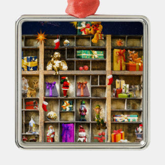 kersttijd metalen ornament