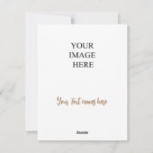 Kersttijd mooi design - Gepersonaliseerd kaart (Achterkant)