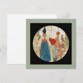 Kersttijd Opnieuw Julaftonen Feestdagenkaart (Voorkant / Achterkant)