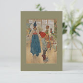 Kersttijd Opnieuw Julaftonen Kaart (Staand voorkant)