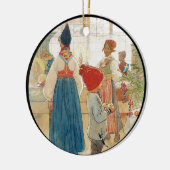 Kersttijd opnieuw NIEUW Keramisch Ornament (Links)