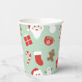 Kersttijd Papieren Bekers (Links)