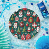 Kersttijd Papieren Bordje (Feest)