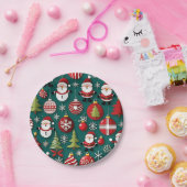 Kersttijd Papieren Bordje (Feest)