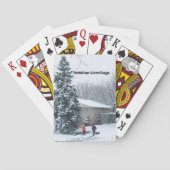 kersttijd pokerkaarten (Achterkant)