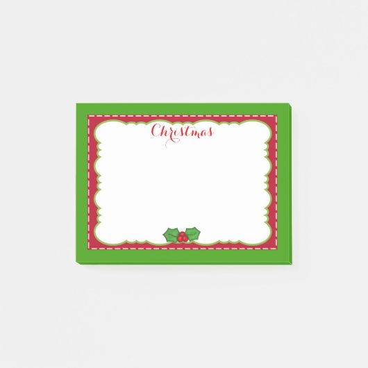 Kersttijd Post-it® notes (Voorkant)