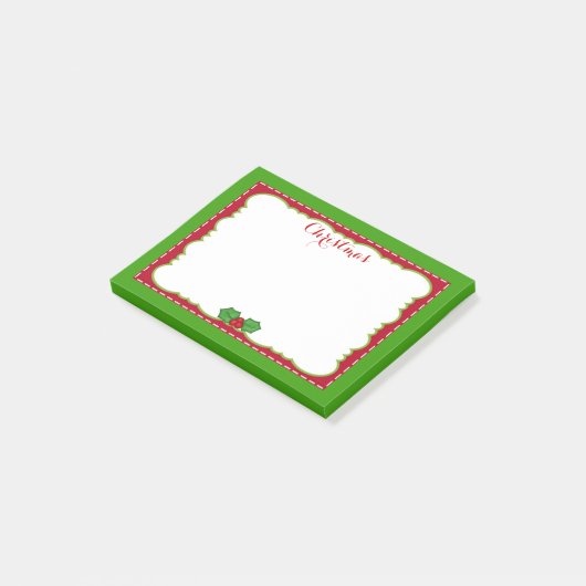 Kersttijd Post-it® notes (Schuin)