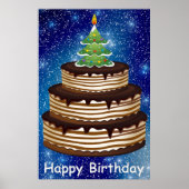 Kersttijd Poster op kerstdag (Voorkant)