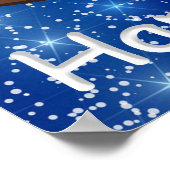 Kersttijd Poster op kerstdag (Hoek)