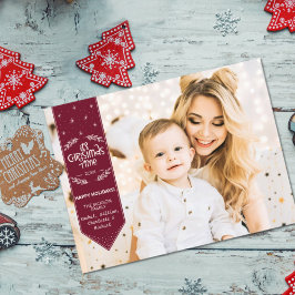 Kersttijd prettige feestdagen foto