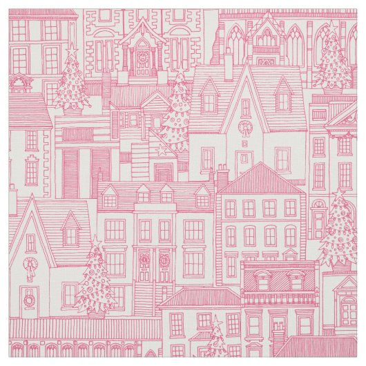 kersttijd roze parel stof (Swatch)