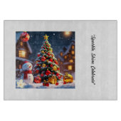 "Kersttijd" Snijplank (Voorkant)