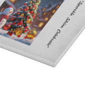 "Kersttijd" Snijplank (Hoek)