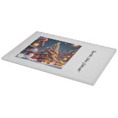 "Kersttijd" Snijplank (Hoek)