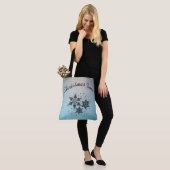 Kersttijd Snowflakes Pattern-Canvas tas (Op model)