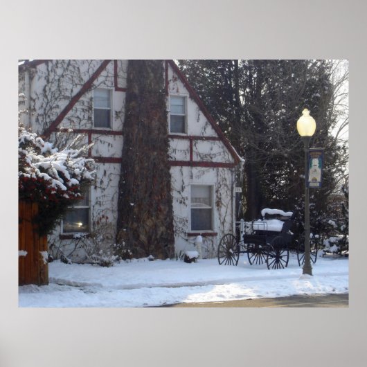 Kersttijd terug in de tijd poster (Voorkant)