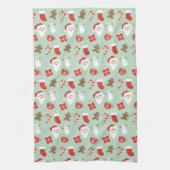 Kersttijd theedoek (Verticaal)