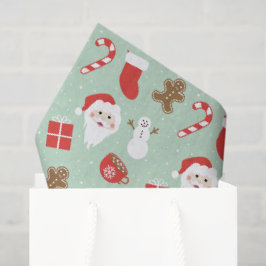 Kersttijd tissuepapier