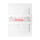 Kersttijd... Uitnodigingen Wikkel (Voorkant Voorbeeld)