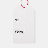 Kersttijd Varkenscadeau Labels Cadeaulabel (Achterkant)