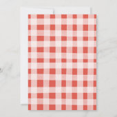 Kersttijd voor Tea Party Red Bow Vrijgezellenfeest Kaart (Achterkant)