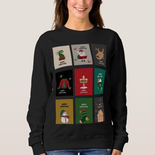 Kersttijd Vrouwen sweatshirt (Voorkant)
