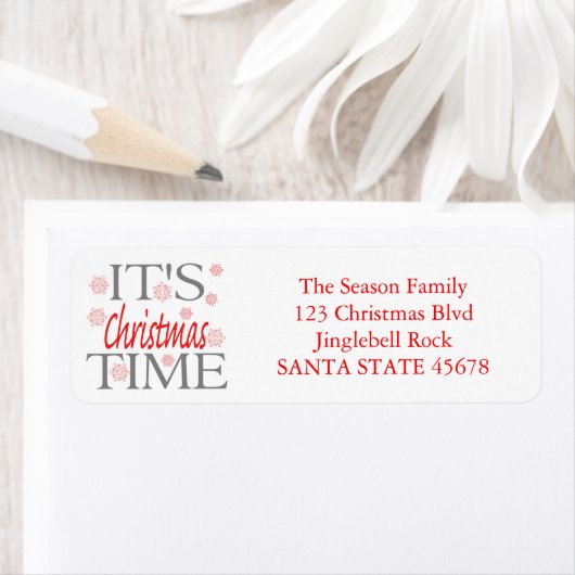 kersttijdlabel etiket (Insitu)