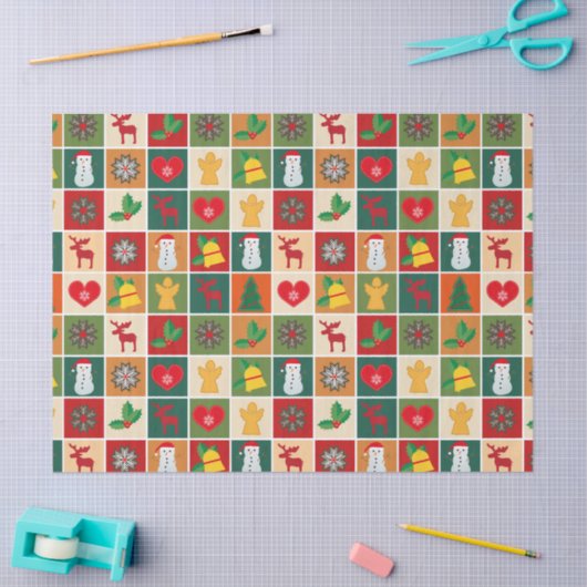 kersttijdpapier tissuepapier (Craft)