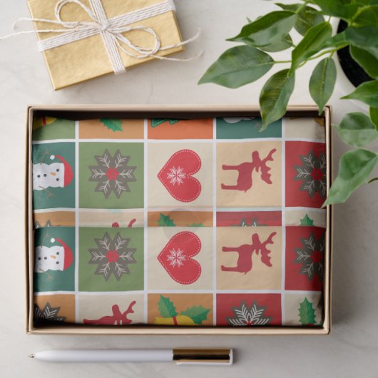 kersttijdpapier tissuepapier (Geschenk)