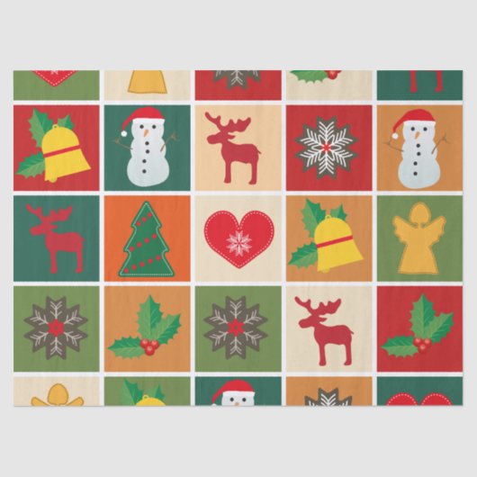 kersttijdpapier tissuepapier (Voorkant)