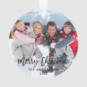 Kersttijdreeks voor penseel script - White Ribbon Ornament (achterkant)