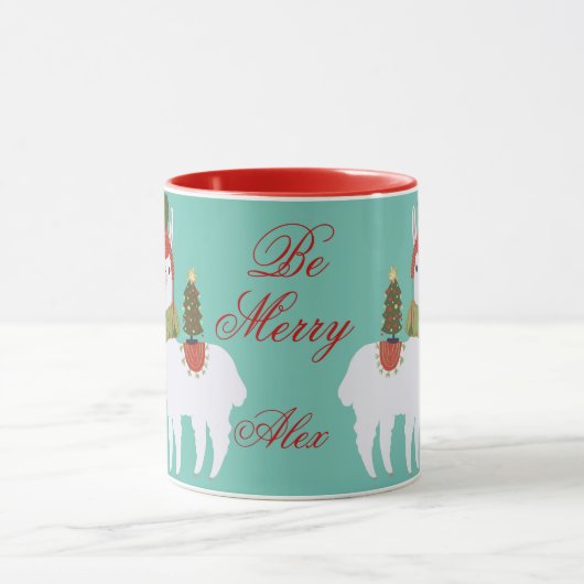 kersttijdverlichting mok (Midden)