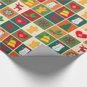 kersttijdverpakkingspapier cadeaupapier (Hoek)