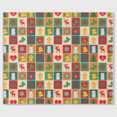 kersttijdverpakkingspapier cadeaupapier (Vlak)