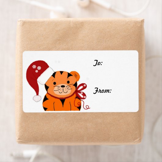 Kersttijger Etiket (Insitu)