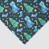 Kersttijger Tissuepapier (Detail)