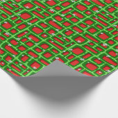 kersttiki Bricks Cadeaupapier (Hoek)