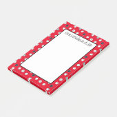 kersttingle bells persoonlijke post-it notities post-it® notes (Schuin)